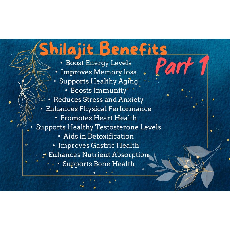 Pure Himalayan Shilajit Resin with Fulvic Minerals & Humic Acid