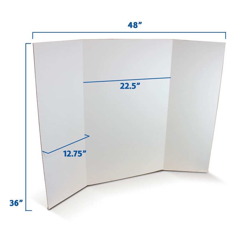 Flipside Products 36” x 48” Project Boards for Presentations, Science
