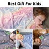 Glow in The Dark Throw Blanket,Unicorn Throw Blanket Soft Flannel