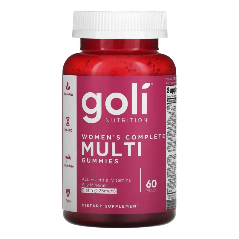 Goli Nutrition 60 Gomitas Multivitamínicas Completas para Mujer Sabor Sandia