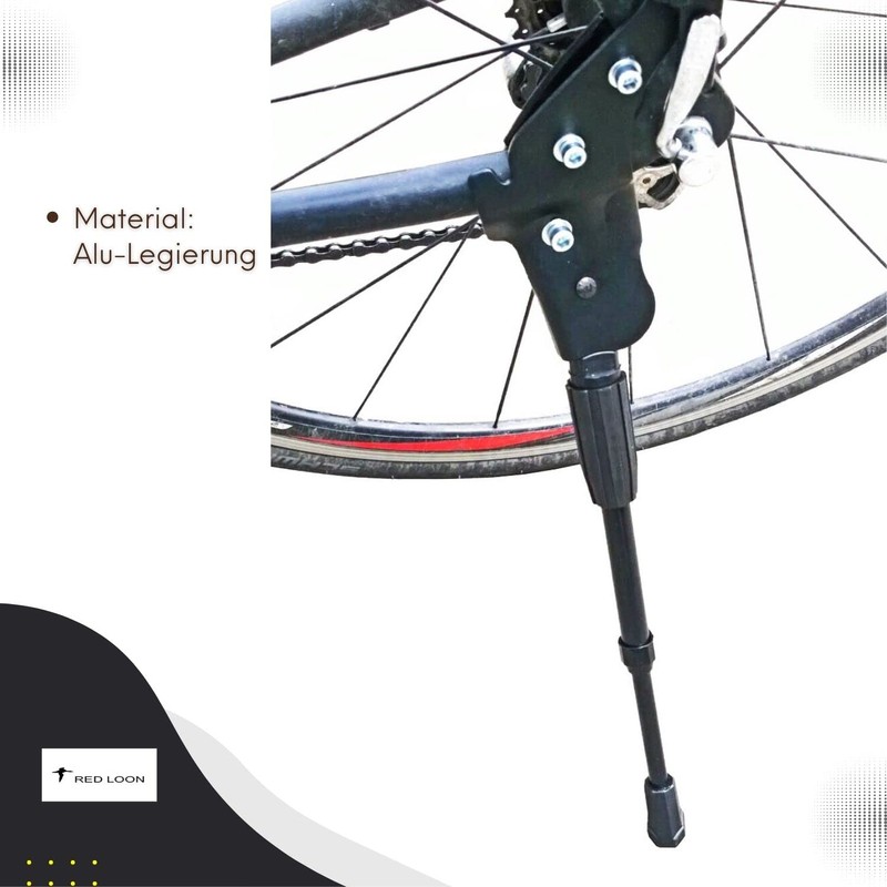 VDP Bike Kickstand - Bicycle Base - Aluminium - Bicycle