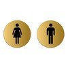 6700-M Toilet Signs for Men and Women Diameter 75 mm