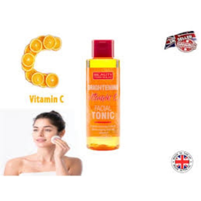 Beauty Formulas BRIGHTENING VITAMIN C Bundle BRIGHTENING Facial Tonic 150ml,