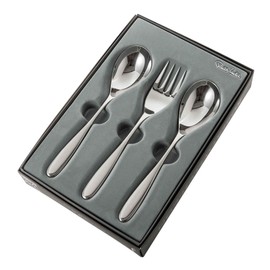 Robert Welch Stanton Bright Serving Set, 3 Piece. Made of Stainless Steel.
