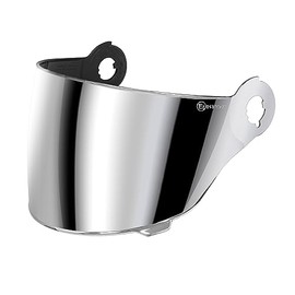 TORC T1 Retro Full Face Motorcycle Helmet Shield With Anti-Scratch/Fog (Chrome)