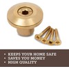 Swimcare Brass Anchor with Collar and 4 Screws for Pool