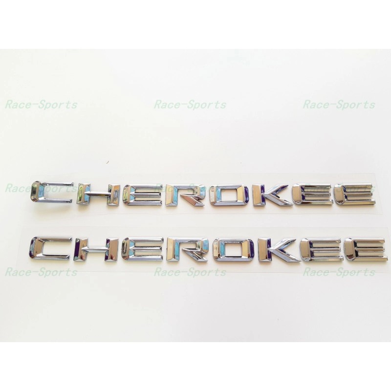 Jeep NEW 2PCS Kits Chrome GRAND CHEROKEE 3D Letters Emblems