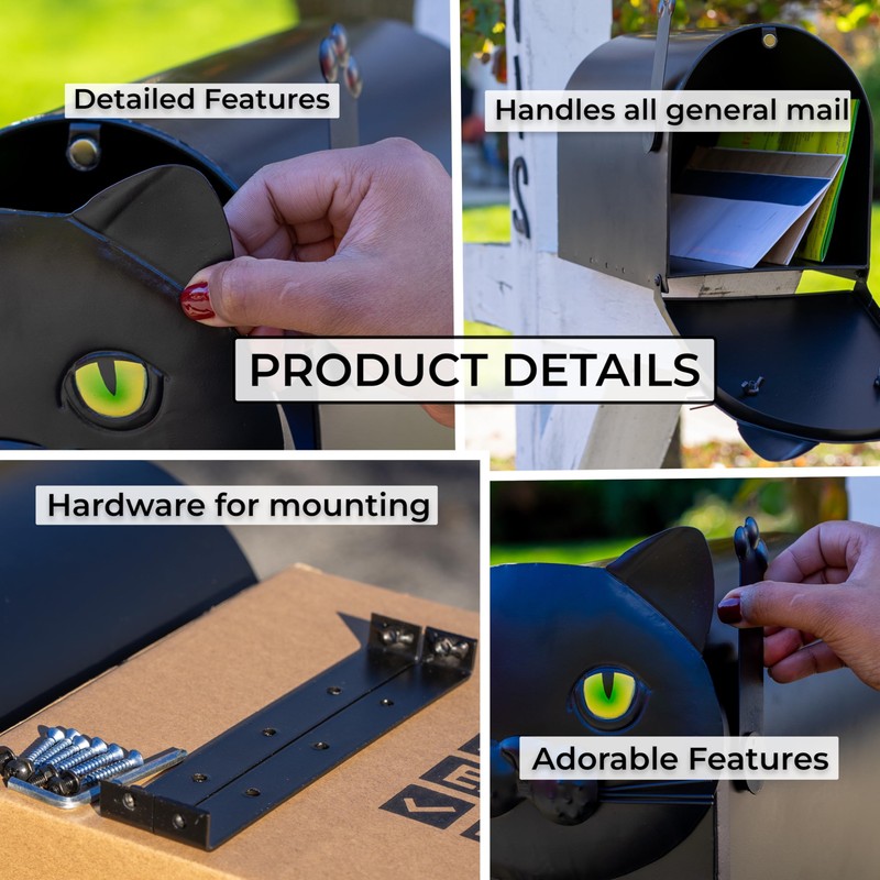 Made Easy Kit Metal Mailbox Animal Design - Fast Straight