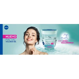Gel Facial Refrescante NIVEA con Ácido Hialurónico 200 ml – Hidratación Profunda y Frescura Instantánea