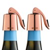 WOTOR Stainless Steel Wine Bottle Stoppers with Silicone - Reusable