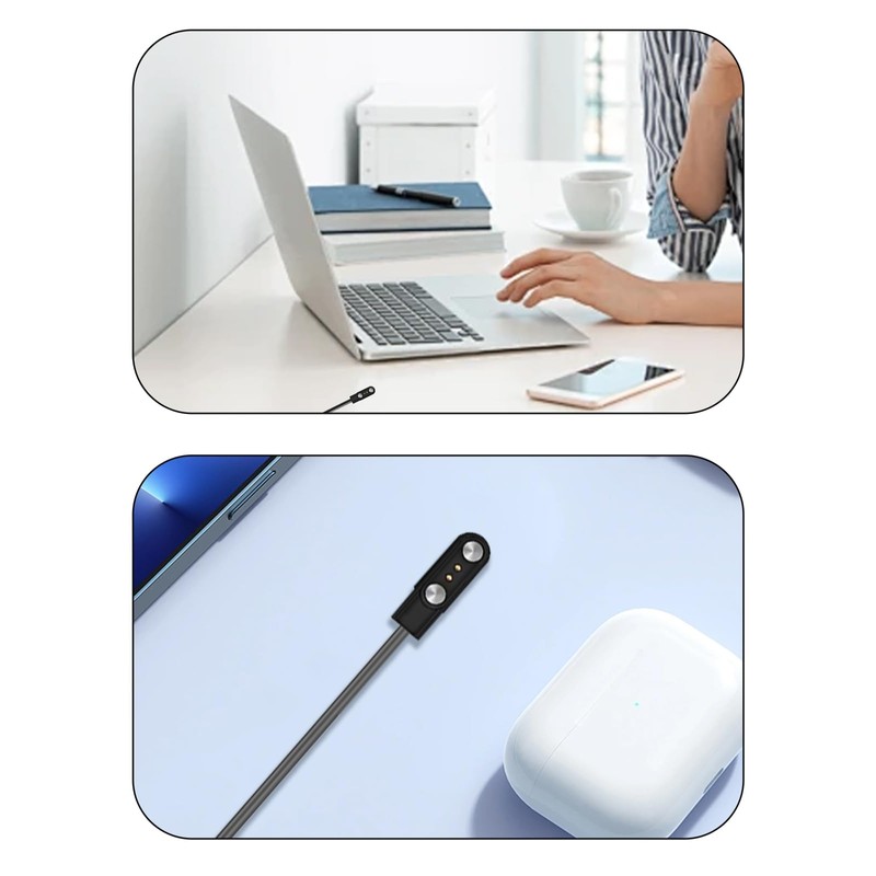 UYRUREL [2-Pack] for MorePro AIR2 Fitness Tracker Watch Magnetic USB