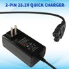 for Wybot Cordless Pool Vacuum Plug 25.2V Quick Charger Compatible