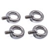 4pcs of M6 Eye bolt stainless steel 316 A4 marine