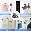 GOOZADA 36Pack Refrigerator Magnets Black Fridge Magnets for Whiteboard Strong