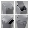 Cand 1 Pack 4 Gallon Kitchen Garbage Can, 16 L