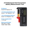 D-FLIFE 4pcs Digital LCD Universal Battery Tester (Model: Bt -