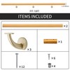 7 FT Modern Aluminum Handrail Set, handrails for Indoor Stairs,Deck,Slope,