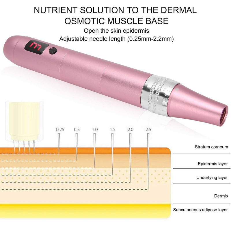 Professional Derma Pen Micro Needle 3 Gears Adjustment Anti Aging