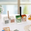 IGNPION 2pcs Sugar Packet Caddy, Plastic Tea Bag Organizer with