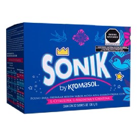 Sonik By Kromasol® Caja Con 32 Sobres De 10g C/u Mora Azul