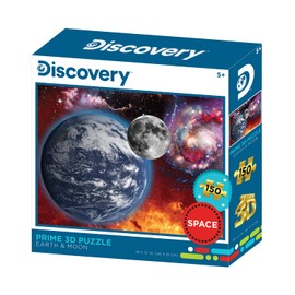 Discovery 3D Earth and moon 150 piece puzzle