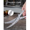 SimCoker Full Steel Poultry Shears Heavy Duty, Professional Bone Cutting