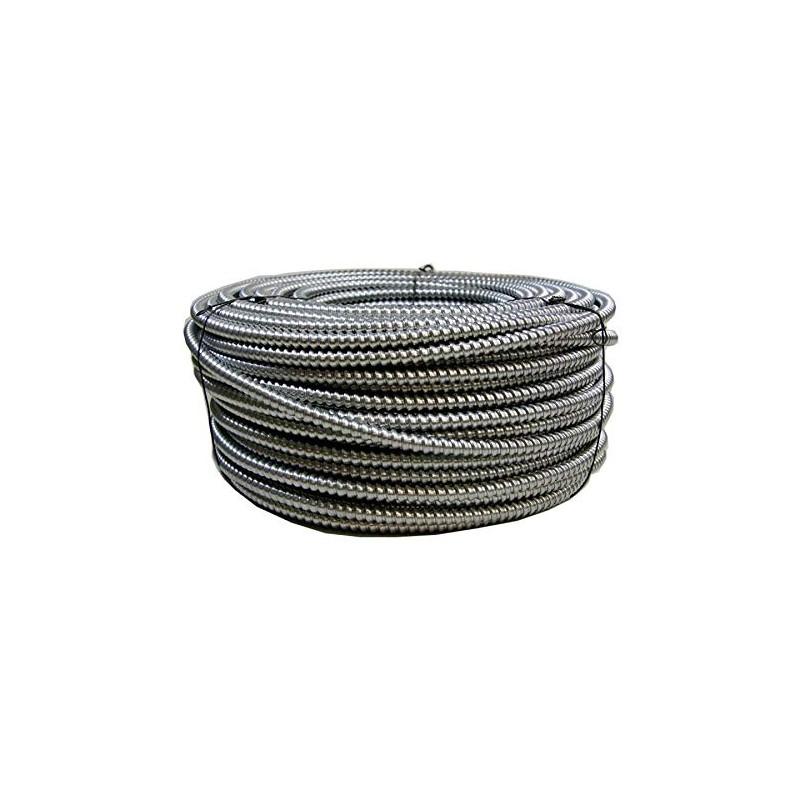 Stock Wire 6/2 Metal Clad (MC) Cable with Ground, Aluminum