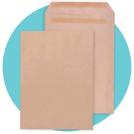 Triplast 20 x C4 Manilla Self Seal Security Envelopes (Size: 324x229mm) | Fully Opaque, Self Sealing & Printer Safe Mailing Paper Envelopes | Ideal for Everyday Home, Office & Commercial Use