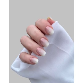 Zaubernägel4Home - UV Wraps, UV Nail Foils, Gel Nail Wraps, Semi-Cured Gel Nails (White Cosmo)