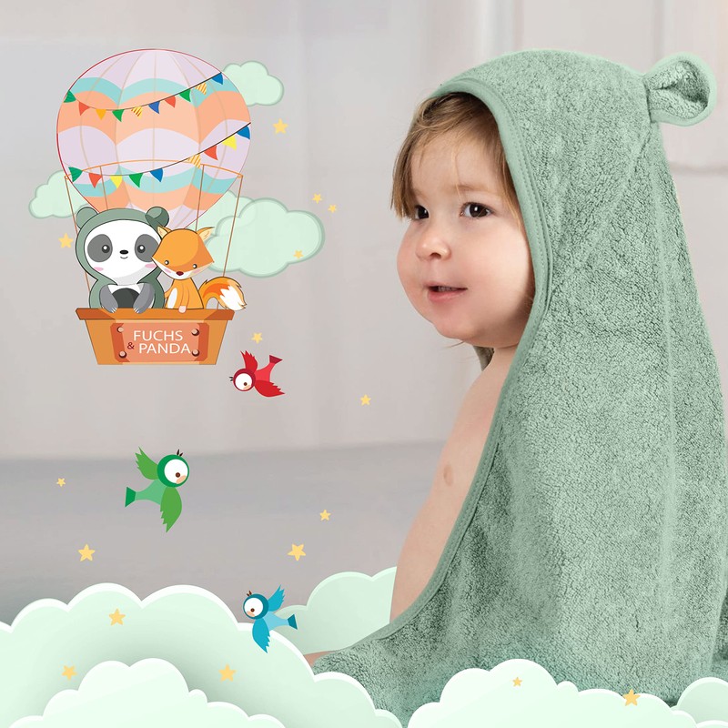 FUCHSUNDPANDA ® Hooded Towel Baby Extra Thick, Warm & Soft