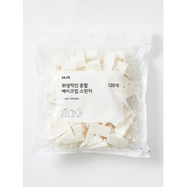 [JAJU Jaju] 120 hygienic mixed makeup sponges / [JAJU자주] 위생적인 혼합 메이크업 스펀지120개