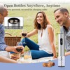 ELMWAY Battery Operated Wine Opener Set by ELMWAY, Stainless Steel