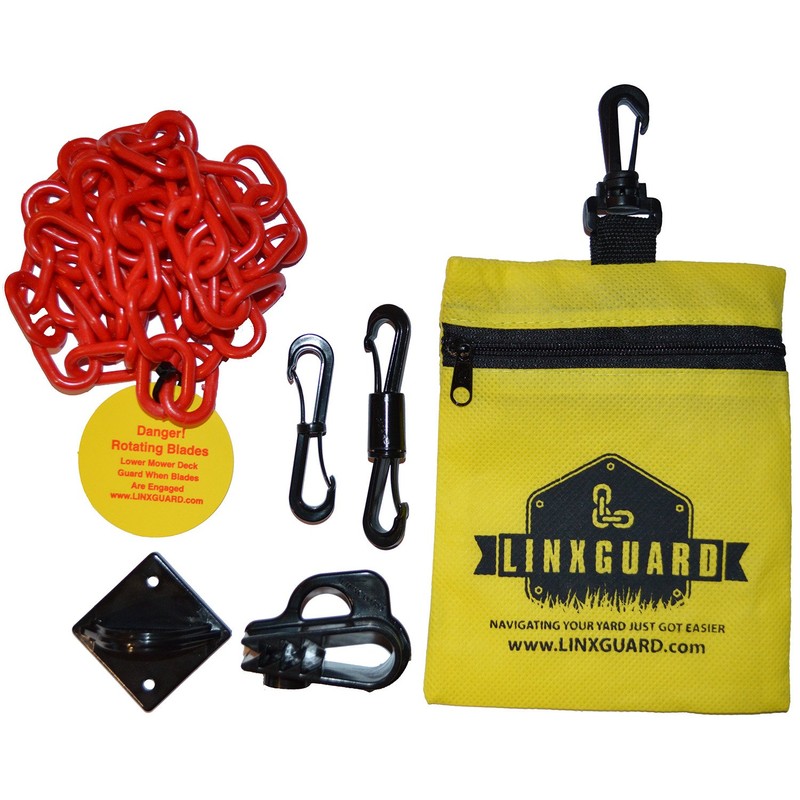 Riding Lawn Mower Chute Guard Adjuster LINXGUARD