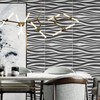 STICKGOO 3D Wall Panels, Brushed Silver Decorative Wall Covering Panels,