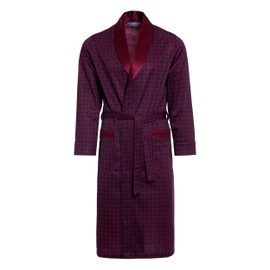 Revise Brais RE-502 Men's Dressing Gown Thin and Light, Burgundy Red - 31