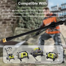 308494075 Pressure Washer Replacement Spray Wand for Ryobi RY14122, RY141600, RY141612,BM80721SB, PS141913, PS141955