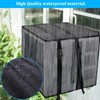 Luxiv Newest Design Mesh Window Air Conditioner Cover Outdoor, Support