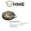 HME 360 Rotating Versatile Quiet Swivel Bucket Seat with Convenient