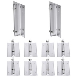 10 Pack 6" Length Aluminum Corridor Sign Holder, 1/8" Substrate, Corridor Mount, Minimalist Design for Versatile Signage