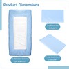 NIMBLOOM 6-Piece Hospital Bed Sheets Set, Includes 2 Fitted Sheet