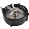 Felji Premium Stainless Steel Jar with Bottom Cap and Blade