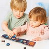 Zeoddler Solar System Toys for Kids 3-6, Wooden Space Puzzle,