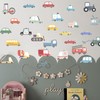 Upfirst 9PCS Watercolor Transportation Wall Decal