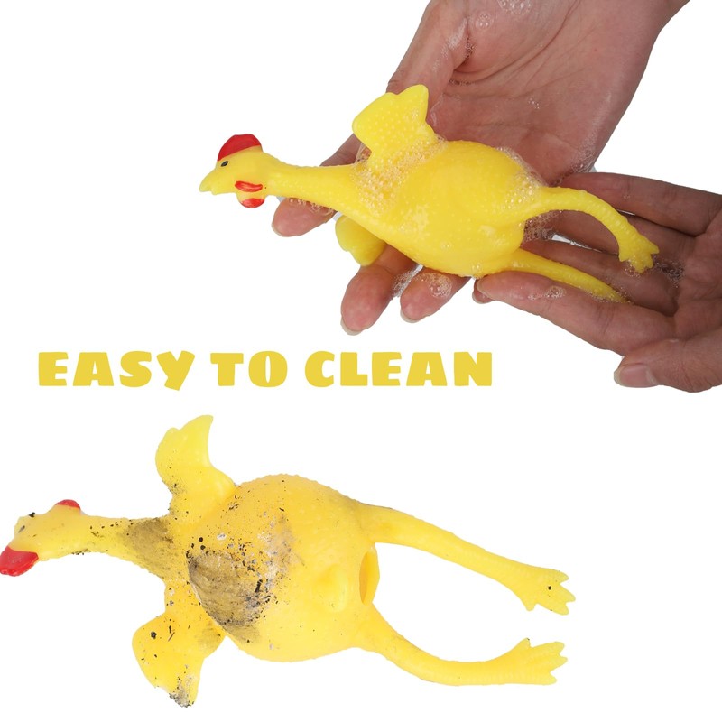 YOYOSTORE 16cm Funny Squishy Toys Chicken and Eggs Stress Relieve