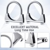 Datanly 2 Pcs 3-1/2" Exhaust Clamp Heavy Duty U-bolt Exhaust