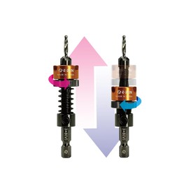 EZ EZEN - Broca avellanadora ajustable de profundidad (3 x 8 mm)