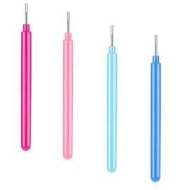 4 Pcs Quilling Tool, Rolling Curling Slotted Paper Quilling Tool for Quilled Creations DIY Paper Cardmaking Project Art Craft Handmade Supplies（4 Colors）