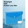 Flow fire A4 Plastic Wallets with Popper, 18 Pcs A4