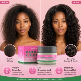 Hair Butter for Dry & Damaged Hair – Rosemary Chebe Oil Care for Stronger-Looking Hair