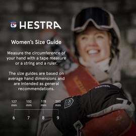 Hestra Women´s XC Primaloft 5-Finger Glove - Dark Navy Print - 6